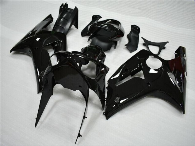 Brillante Negro Carenado Moto Kawasaki ZX6R 03-04