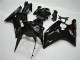 Brillante Negro Carenado Moto Kawasaki ZX6R 03-04