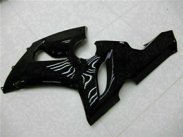Brillante Negro Carenado Moto Kawasaki ZX6R 05-06