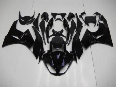 Brillante Negro Carenado Moto Kawasaki ZX6R 09-12