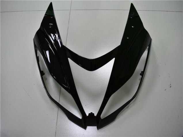 Brillante Negro Carenado Moto Kawasaki ZX6R 13-18 Brillante Negro Carenado Moto Kawasaki ZX6R 13-18