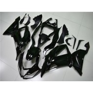 Brillante Negro Carenado Moto Kawasaki ZX6R 13-18
