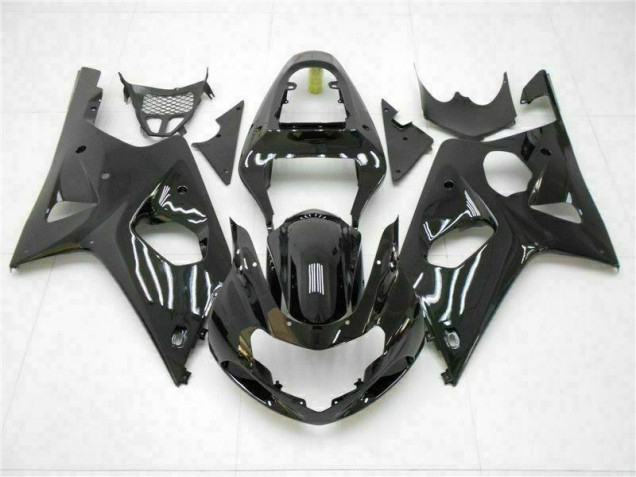 Brillante Negro Carenado Moto Suzuki GSXR 1000 K1 00-02