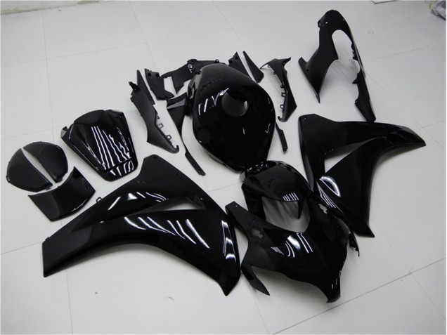 Brillante Negro Carenados Moto Honda CBR 1000 RR 08-11 Brillante Negro Carenados Moto Honda CBR 1000 RR 08-11
