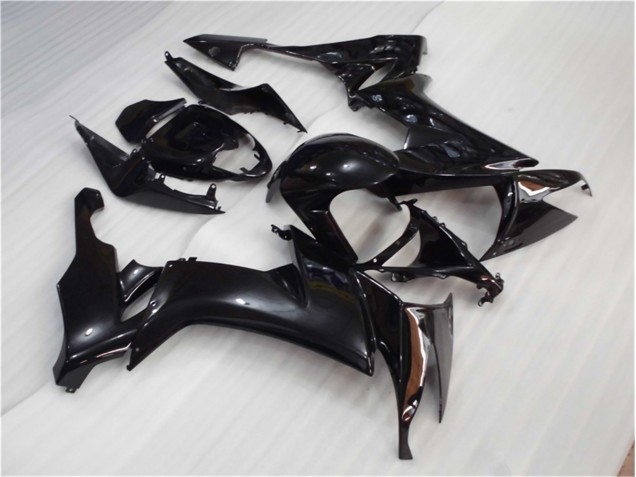 Brillante Negro Carrocería Motocicletas Kawasaki ZX10R 08-10 Brillante Negro Carrocería Motocicletas Kawasaki ZX10R 08-10