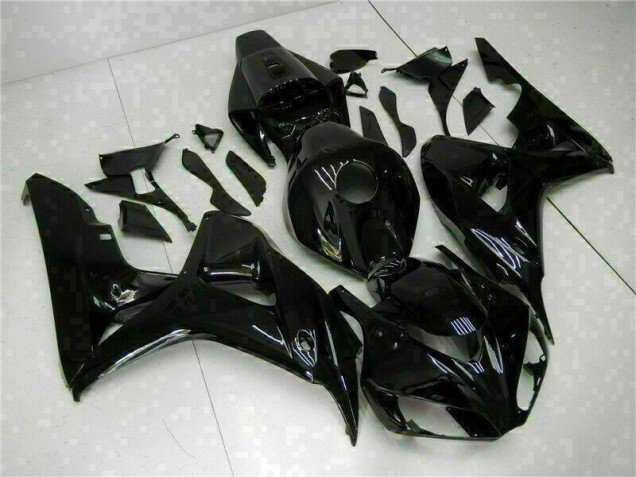 Brillante Negro Kit Completo Carenado Moto Honda CBR 1000 RR 06-07