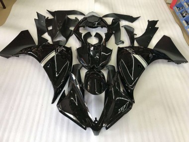 Brillante Negro Kit Completo Carenado Moto Yamaha R1 12-14