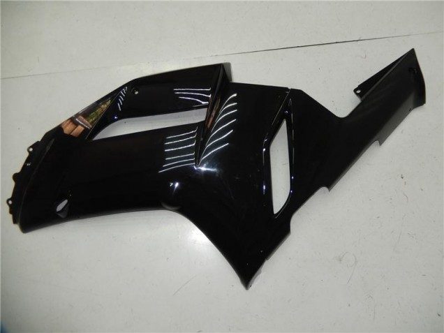 Brillante Negro Kits Carenado Moto Kawasaki ZX6R 07-08