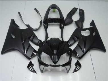 Brillante Negro Mate Carenado Moto Honda CBR 600 F4i 01-03