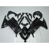 Brillante Negro Mate Carenado Moto Kawasaki EX300 13-16