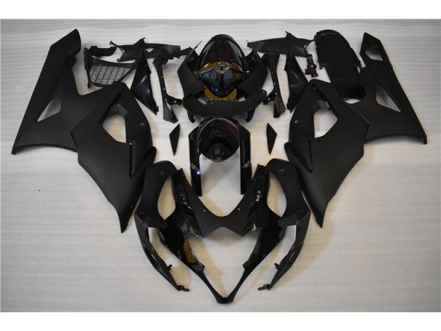 Brillante Negro Mate Carenado Moto Suzuki GSXR 1000 K5 05-06