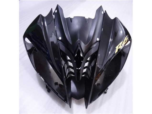 Brillante Negro Mate Carenado Moto Yamaha R6 08-16 Brillante Negro Mate Carenado Moto Yamaha R6 08-16