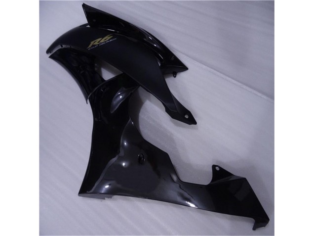Brillante Negro Mate Carenado Moto Yamaha R6 08-16 Brillante Negro Mate Carenado Moto Yamaha R6 08-16
