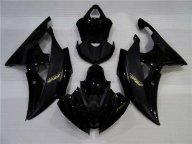Brillante Negro Mate Carenado Moto Yamaha R6 08-16