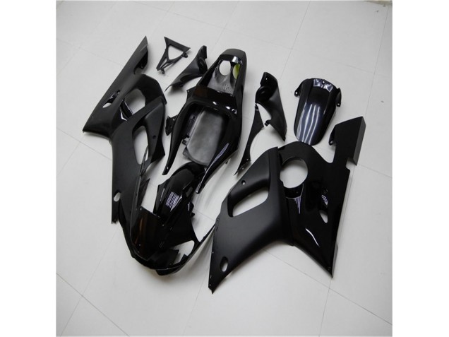 Brillante Negro Mate Carenado Moto Yamaha R6 98-02