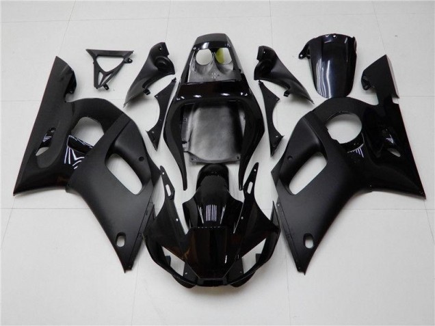 Brillante Negro Mate Carenado Moto Yamaha R6 98-02