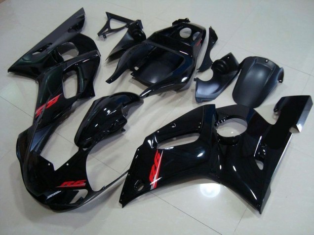 Brillante Negro Rojo Calcomanías Carenado & Plástico Moto Yamaha R6 98-02 Brillante Negro Rojo Calcomanías Carenado & Plástico Moto Yamaha R6 98-02