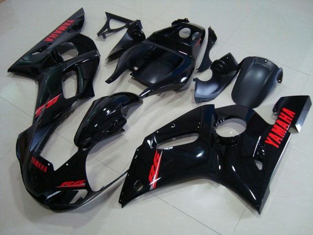 Brillante Negro Rojo Calcomanías Kits Completo Carenado Moto Yamaha R6 98-02 Brillante Negro Rojo Calcomanías Kits Completo Carenado Moto Yamaha R6 98-02