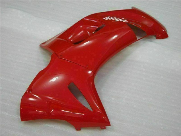 Brillante Rojo Carenado Moto Kawasaki EX650 06-08 Brillante Rojo Carenado Moto Kawasaki EX650 06-08