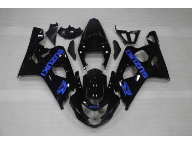 Calcomanía negra y azul Carenado Moto Suzuki GSXR 750 K4 04-05