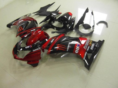 Caramelo Rojo Monster Carenado Moto Kawasaki ZX 250R 08-12