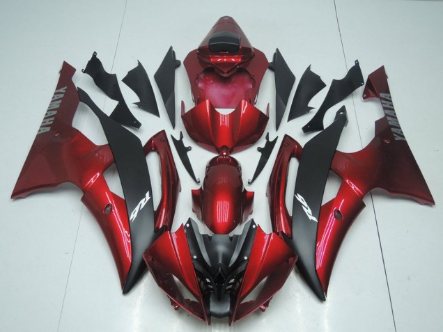 Caramelo Rojo & Negro Carenado Moto Yamaha R6 08-16 Caramelo Rojo & Negro Carenado Moto Yamaha R6 08-16
