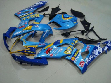 Claro Azul Rizla Carenado Moto Suzuki GSXR 1000 K5 05-06