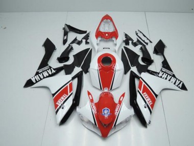 Fábrica Rojo Blanco Carenado Moto Yamaha R1 07-08