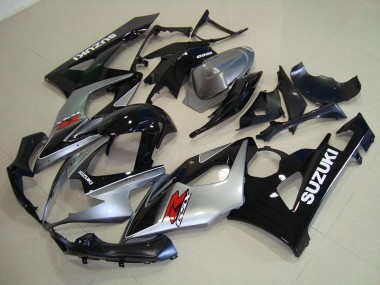 Gris Negro ABS Moto Plástico Suzuki GSXR 1000 K5 05-06