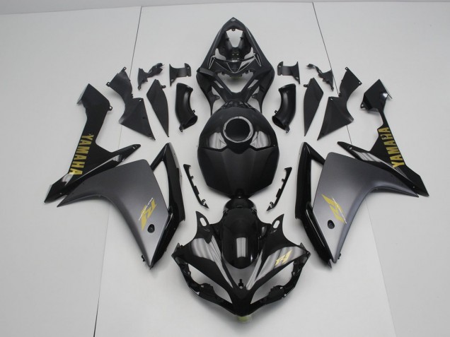 Gris Negro Carenado Moto Yamaha R1 07-08