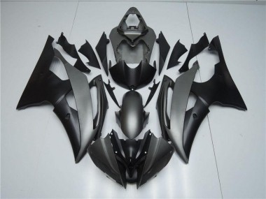 Gris Negro Inyección Kit Carenado Moto Yamaha R6 08-16