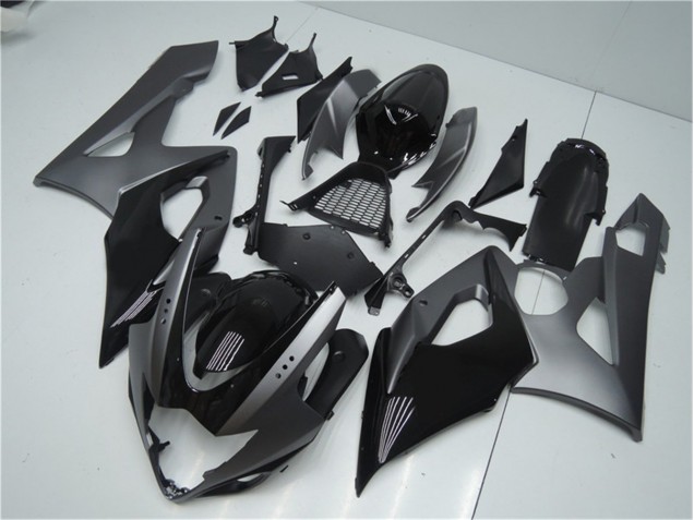 Gris Negro Kits Carenado Moto Suzuki GSXR 1000 K5 05-06
