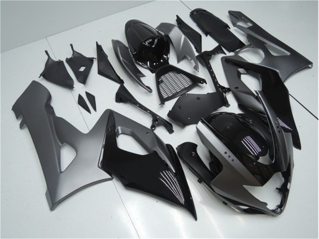 Gris Negro Kits Carenado Moto Suzuki GSXR 1000 K5 05-06