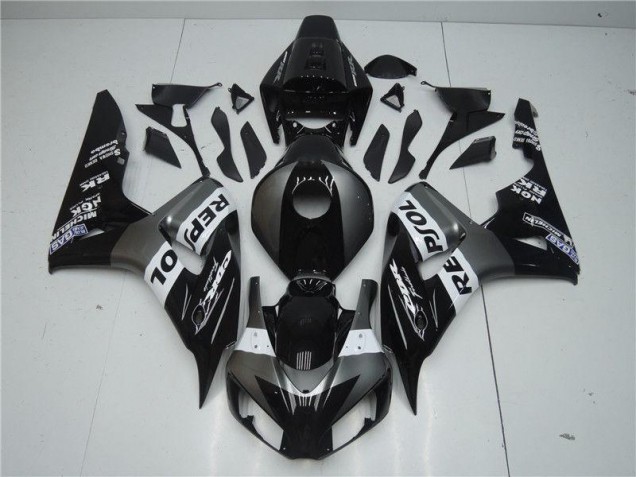 Gris Negro Repsol ABS Moto Plásticos Honda CBR 1000 RR 04-05