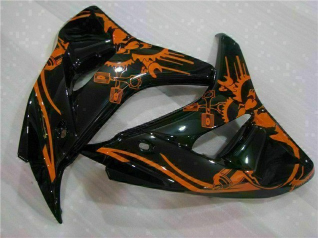 Marrón Negro Carenado Moto Honda CBR 1000 RR 06-07 Marrón Negro Carenado Moto Honda CBR 1000 RR 06-07