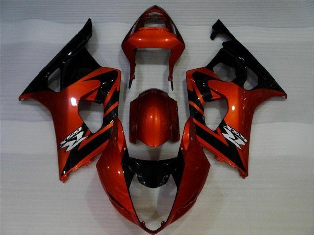 Marrón Negro Kit Carenado Inyección Suzuki GSXR 1000 K3 03-04 Marrón Negro Kit Carenado Inyección Suzuki GSXR 1000 K3 03-04