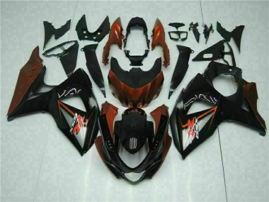 Marrón Negro Kit Completo Carenado Moto Suzuki GSXR 1000 K9 09-16