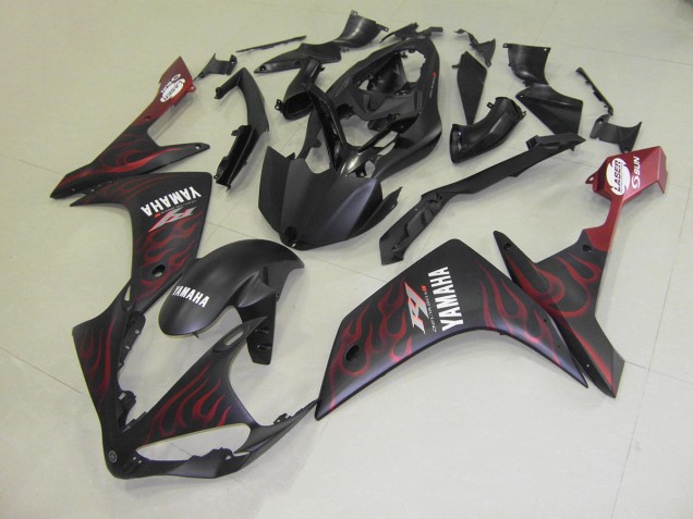 Mate Rojo Llama Carenado Moto Yamaha R1 07-08 Mate Rojo Llama Carenado Moto Yamaha R1 07-08