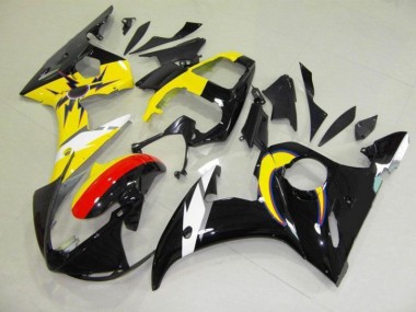 Moon Negro Amarillo Carenado Moto Yamaha R6 03-05