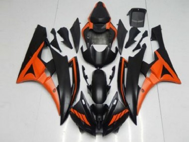 Naranja Negro ABS Moto Plástica Yamaha R6 06-07