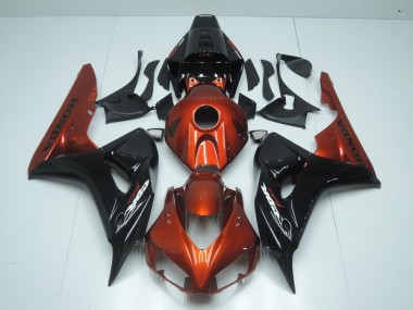 Naranja & Negro Carenado Moto Honda CBR 1000 RR 06-07