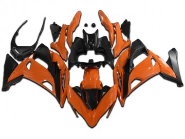 Naranja Negro Carenado Moto Kawasaki EX650 17-19