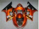 Naranja Negro Carenado Moto Suzuki GSXR 1000 K3 03-04
