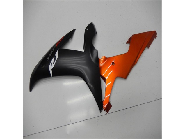 Naranja Negro Carenado Moto Yamaha R1 02-03 Naranja Negro Carenado Moto Yamaha R1 02-03