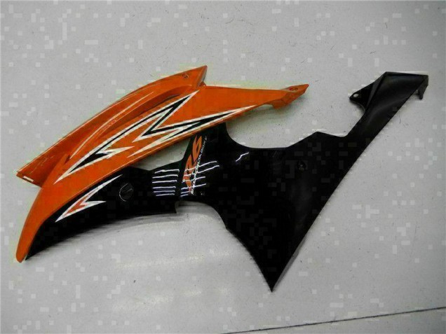 Naranja Negro Carenado Moto Yamaha R6 08-16 Naranja Negro Carenado Moto Yamaha R6 08-16