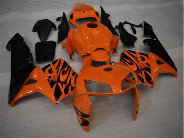Naranja Negro Kits Carenado Moto Honda CBR 600 RR 05-06