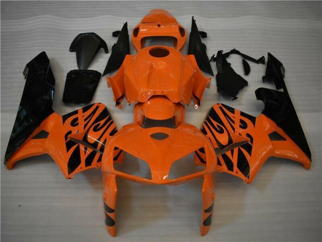 Naranja Negro Kits Carenado Moto Honda CBR 600 RR 05-06