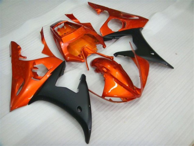 Naranja Negro Kits Carenado Moto Yamaha R6 03-05 Naranja Negro Kits Carenado Moto Yamaha R6 03-05