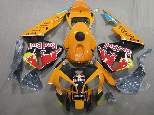 Naranja Negro Red Bull Carenado Moto Honda CBR 600 RR 05-06
