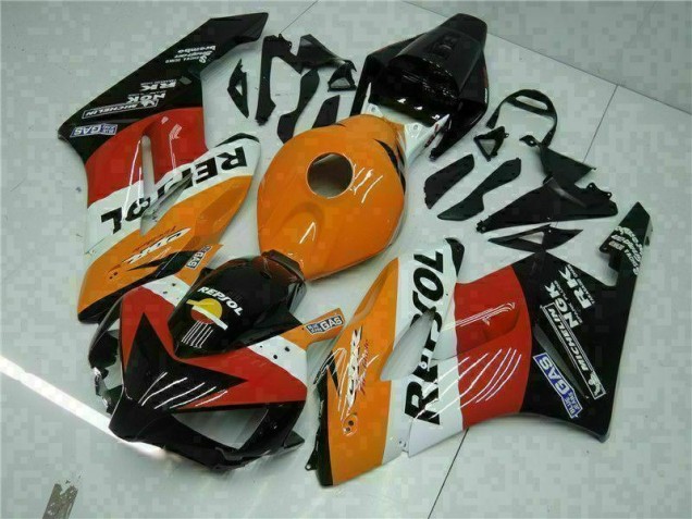 Naranja Negro Repsol Carrocería Motocicletas Honda CBR 1000 RR 04-05 Naranja Negro Repsol Carrocería Motocicletas Honda CBR 1000 RR 04-05